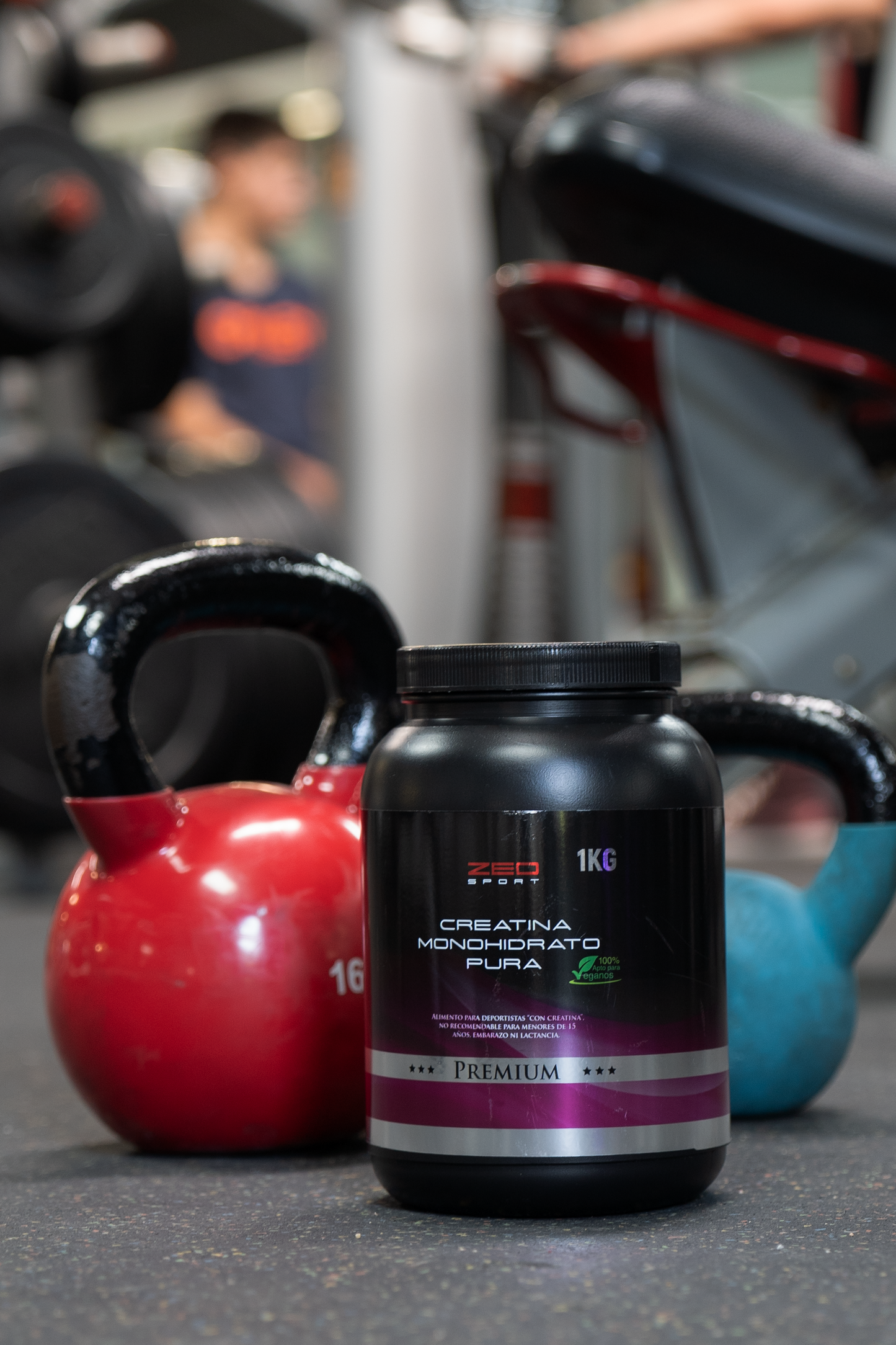 Creatina 1kg + Whey Protein 930gr + Cafeína Obsequio. Envio Gratis