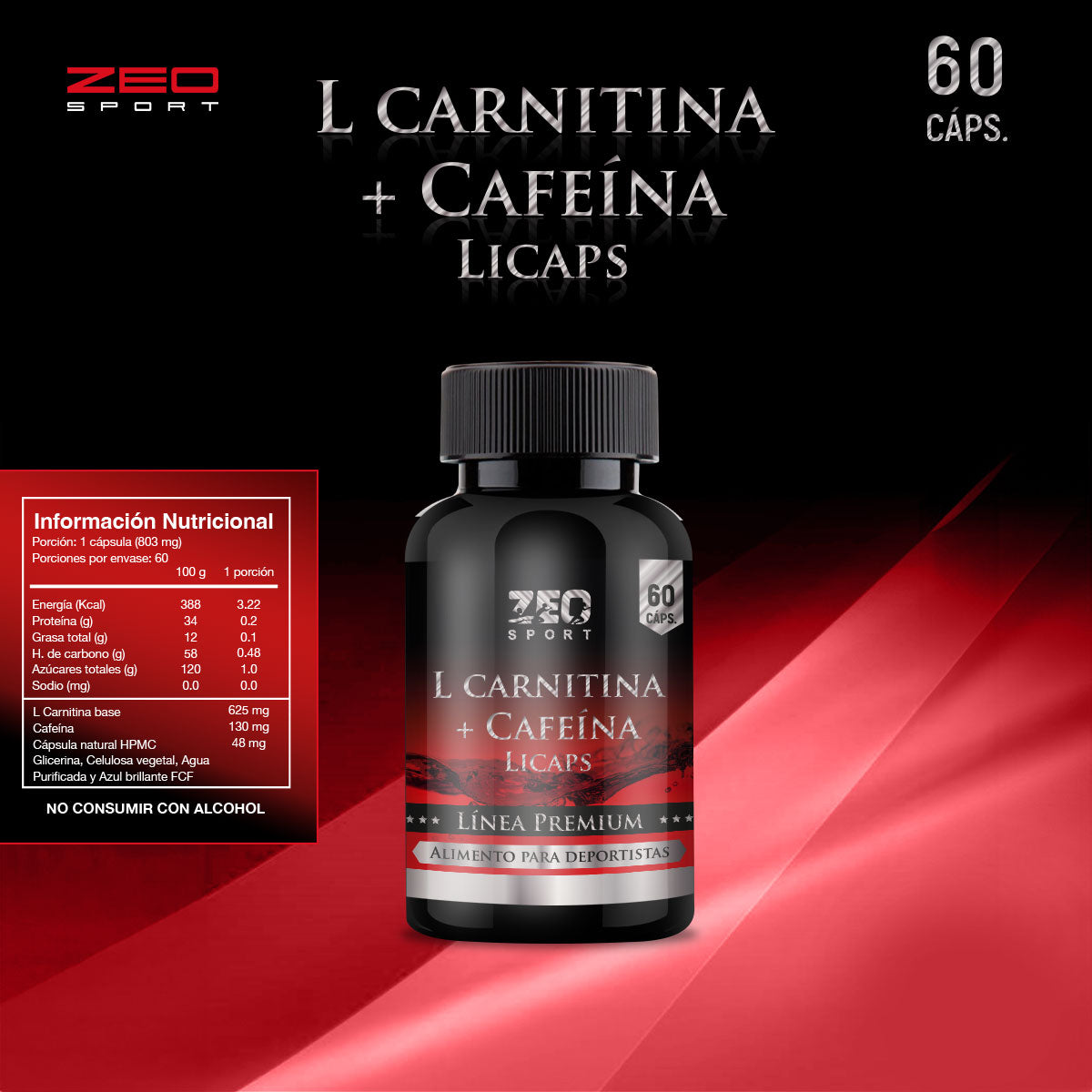 l carnitina cafeina L Carnitina + Cafeina – Zeo Sport