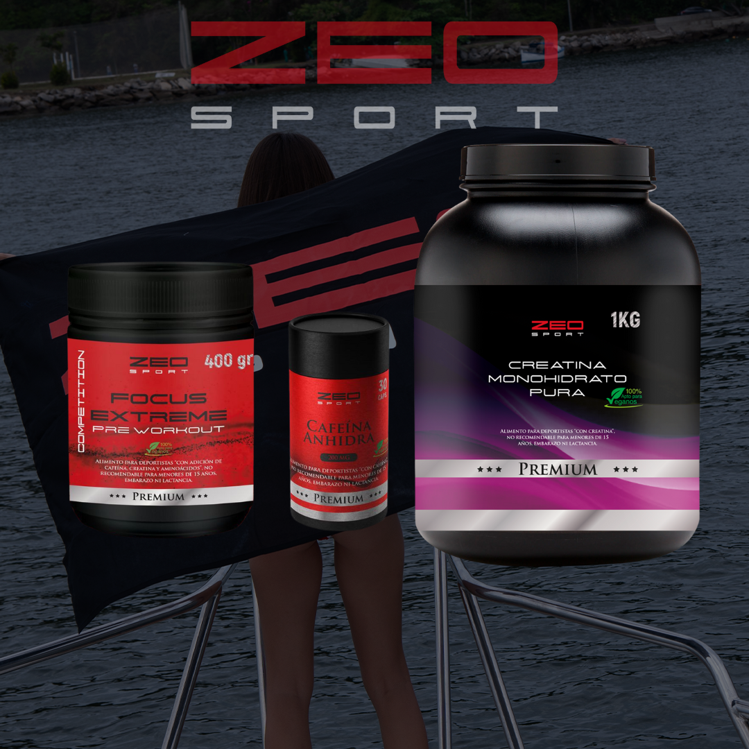 Creatina Monohidratada 1kg + Focus Extreme. Envió Gratis