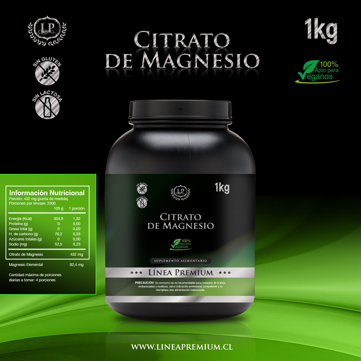 Citrato de Magnesio 1 kilo